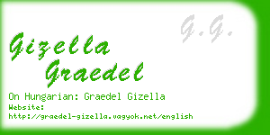 gizella graedel business card